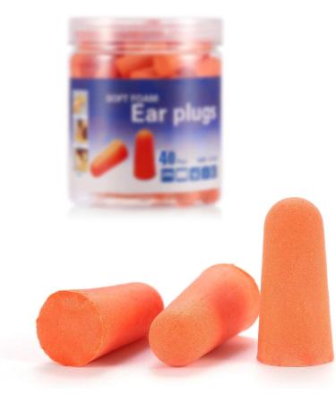 Medicook Soft Foam Ear Plugs 40 Pairs - NRR 33 Decibels - Noise Cancelling for Travel, Work, Study - 40 Pack - Buy Online on GoSupps.com