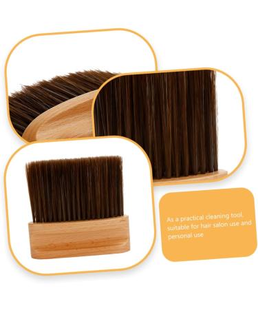 Ipetboom Neck Brush Duster for Cleaning Nail Cleaner Brush Neck Cleaning Brush Neck Duster Bristles Hair Cleaning Brush Broken Hair Removal Brush Duster Brush Soft Fur Beech 12X11X2CM As Shown - Buy Online on GoSupps.com