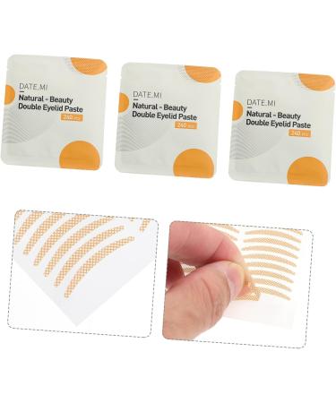 DOITOOL 3 Sets Double Eyelid Sticker K Tape Hooded Eyelid Tape Eyelid Lift Strips Eye Makeup Supplies Droopy Eyelid Tape Double Sided Eyelid Tape Fiber Cosmetics Breathable - Buy Online on GoSupps.com