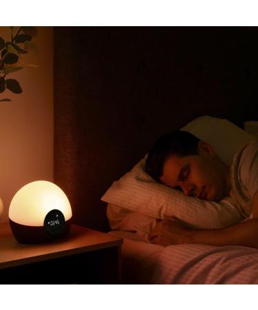 Lumie Bodyclock Glow 150 - Light Alarm Clock with 9 Sounds & Sunset Function | Sleep Aid & Wake Up Light in Black - International Shipping Available - Buy Online on GoSupps.com