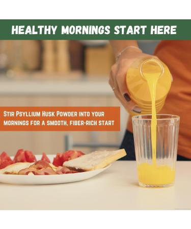 Sownandgrown Psyllium Husk Powder- 2lb, 32oz | Easy Mixing Dietary Fiber | Finely Ground Powder | Ideal for Keto Baking | Non-GMO - Buy Online on GoSupps.com