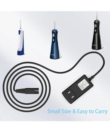 Water Flosser Charger for Waterpik WP360 WP462 WP462W WP450 WP468 WP360W WP450W WF-13 WF-10 WP-100 Series Cordless Pearl Water Tooth Flosser Replacement Adapter Power Charging Cable 3V 100mA 4.9FT - Buy Online on GoSupps.com
