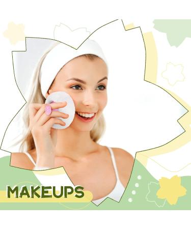 8-Piece Powder Puff Kit with Soft Puffs for Body, Face & Baby - Travel-friendly Cosmetic Powder Container Set - Buy Online on GoSupps.com