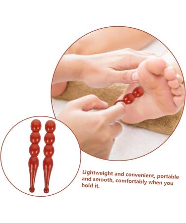 Clispeed 4-Piece Wooden Acupuncture Rod & Roller Massage Device | Health & Wellness Tools for Face & Body - Buy Online on GoSupps.com
