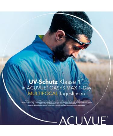 ACUVUE OASYS MAX 1-Day Multifocal Daily Lenses - UV Protection -1.00 DPT Comfort Fit International Shipping Available - Buy Online on GoSupps.com