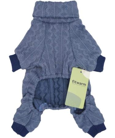 Fitwarm Turtleneck Knitted Dog Sweater Winter Outfit - Pet Coats & Cat Clothes - Buy Online on GoSupps.com