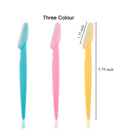 EAONE 30Pcs Eyebrow Razor & Dermaplaning Tool Set - Precision Eyebrow Trimmer for Men & Women - 3 Colors with Box - Buy Online on GoSupps.com