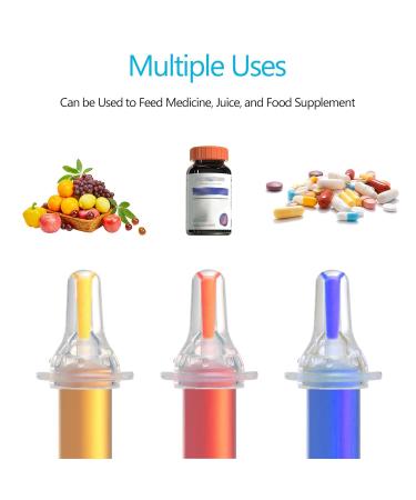 Amdzglb Baby Medicine Dispenser | 3-in-1 Infant Medicine Donor with Pacifier Head | Toddler Newborn Feeding for Drugs Water Milk & Vitamins - Buy Online on GoSupps.com