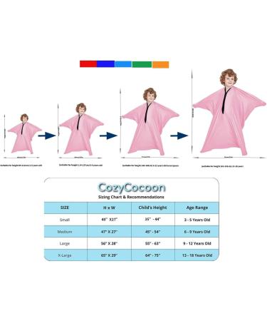 Zyuboeso Sensory Sox - Stretchy Body Socks for Autism | Stress Relief Full Body Wrap for Young Girls - Sky Blue - Size S/Small - Buy Online on GoSupps.com