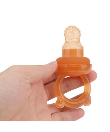 2 Pieces Baby Fruit Feeder Pacifier - Silicone Safe Fresh Food Toys for Infants | Anti-Leaking Teething Solutions - Buy Online on GoSupps.com