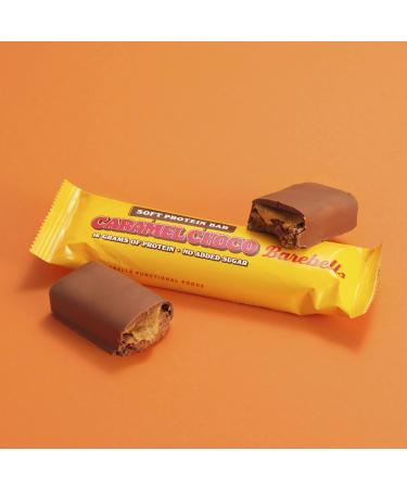 Shop Barebell's Delicious Soft Protein Bar - 16g Protein Sugar-Free No Palm Oil - Caramel Choco Flavor 12 x 55g - International Shipping Available! - Buy Online on GoSupps.com