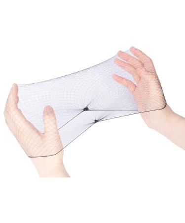 Askuang 20PCS Black Hair Net Elastic Edge Mesh Stretchable Hair Nets for Women, Individual Pack 20 (50 cm) - Ideal for Sleeping, Ballet Buns, and Food Service - Buy Online on GoSupps.com