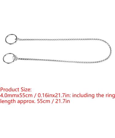 Adjustable Copper P Chain Dog Training Collar - Durable & Stylish (4.0mm*55cm) - Buy Online on GoSupps.com