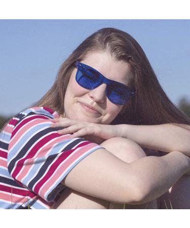 Blue Color Therapy Mood Glasses for Chakra Healing | Purple Canyon - Buy Online on GoSupps.com