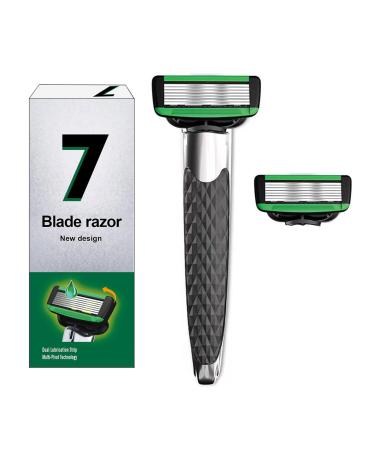 7-layer replaceable metal shaving set for precise grooming Thanksgiving gift convenient and portable