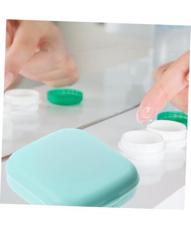 Partykindom Travel Size Contact Lens Container Set | Colorful Cosmetic Holder & Solution Kit | Perfect for Invisible Lens Storage - Buy Online on GoSupps.com