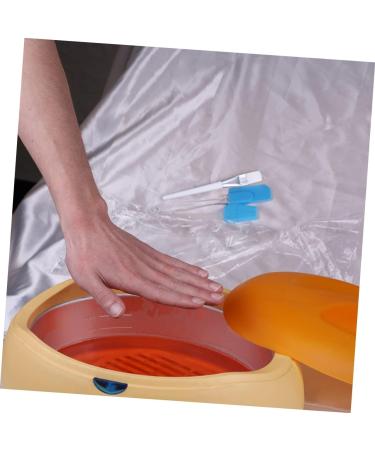 Housoutil 1 Set Hand and Foot Care Set Paraffin Bath Liners Bath Accessories Soothing Skin Warmer Japanese Hair Stick Sand off Mitt Pink Work Scrub Spa Plastic Gloves (foot Covers) 17.5x6cm Pink - Buy Online on GoSupps.com