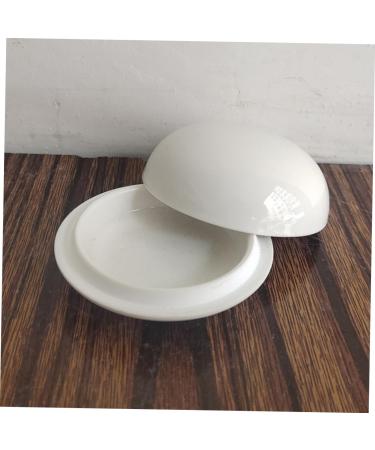 OSALADI Toiletry Containers Sample Containers Mini Containers Makeup Container Lotion Container Lip Balm Containers Small Jar with Lid Travel Storage Jar White Castor Oil Ceramics - Buy Online on GoSupps.com