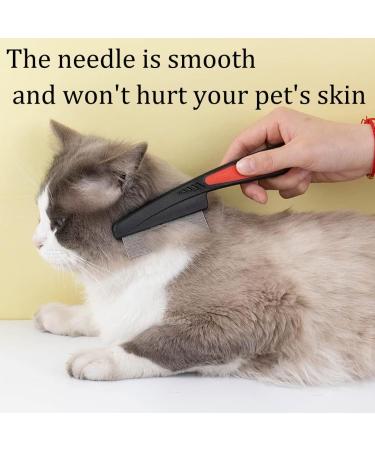 WeddHuis Professional Stainless Steel Flea Comb for Cats & Dogs | Easy Lice & Dust Removal - International Shipping - Buy Online on GoSupps.com