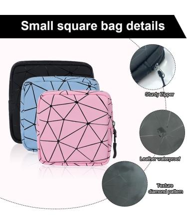 Komunj 3-Piece Tampon Storage Bag Set with Zipper - Stylish & Discreet Coin Bags for Women - Buy Online on GoSupps.com