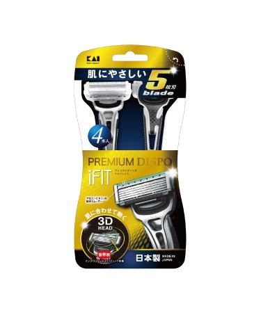 Premium Dispo iFit-1 (Premium This Point aifitto) Includes 5 Blade Disposable Razors 4 Pieces
