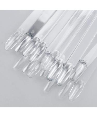 50 Pcs Clear Nail Art Tips with Number Stickers - Nail Swatches Display Sticks for Gel Polish Practice - Buy Online on GoSupps.com