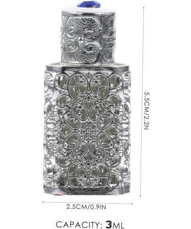 MAGICLULU Perfume Bottle Essential Oil Bottle Travel Alloy Storage Bottle 5.5X2.5X1.5CM As Shown - Buy Online on GoSupps.com