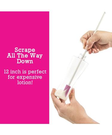 Spatty Daddy Makeup Spatula Set - Pink (6 and 12 Inch) | Shark Tank Mom Made | Ideal for Scaping Beauty Products | Great Gift for Women, Teens, Grandma, Mom | Stocking Stuffers Under $10 | Set of 2 - Buy Online on GoSupps.com