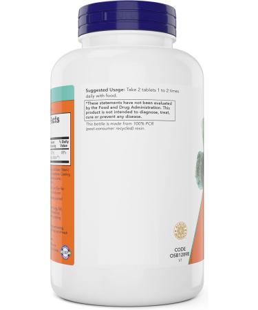 Now Foods Magnesium Glycinate 240 Tablets - Supports Healthy Muscle and Nerve Functions - Non-GMO - Buy Online on GoSupps.com