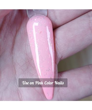 Dip Powder with Color Shift Chameleon Opal Foils & Holographic Glitter 1oz - Perfect Top Coat for Salon Quality Black Nail Art - Buy Online on GoSupps.com