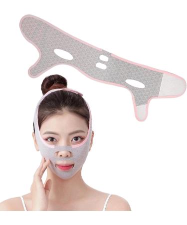 Double Chin Strap | Double Chin Reducer - Double Chin Reducer Face Lifting Belt Chin Strap for Double Chin for Women Face Belt Tightening Skin Preventing Sagging Face Lift Tape Tmay Printed - Buy Online on GoSupps.com
