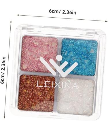 BELLIFFY 2pcs Glitter Eye Makeup Eye Glitter Makeup Glitter for Eyes Eye Shadow Palette Decorative Eyeshadow - Buy Online on GoSupps.com