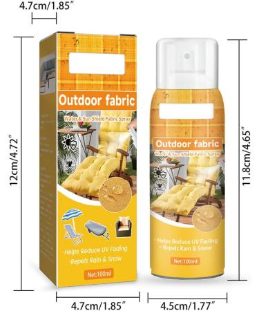 MEIBAOGE 100ml Fabric Spray for Waterproofing and Cooling Outdoor Fabrics Cooling Agent Summer Refreshing 2 Bottles - Buy Online on GoSupps.com