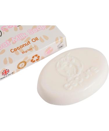 Goat Milk Soap with Coconut Oil (85g/3oz) - Buy Online on GoSupps.com