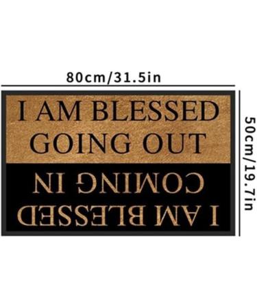 Outdoor Door Mat | Outdoor Floor Mat | Non-Slip with Welcome Message for Porch Kitchen Indoor Garden Apartment Garage - Buy Online on GoSupps.com