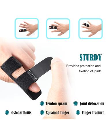 4 Pcs Finger Splints Brace | Finger Knuckle Immobilization for Broken Fingers | Arthritis & Pain Relief | Fits Index, Middle & Ring Finger - Buy Online on GoSupps.com