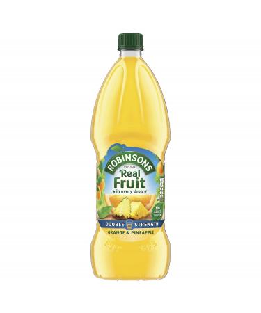 Robinsons Robinsons Orange & Pineapple Squash No Added Sugars (1L) - Pack of 2