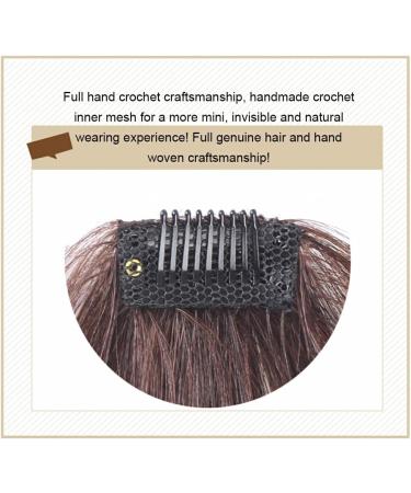BOKIOESDE Salon-worthy Bangs With These Clip In Hair Extensions Giving Freedom To Rock Bang At Crown Of Head. Bang Effortlessly brownish black - Buy Online on GoSupps.com