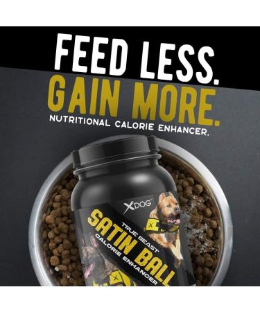 True Beast Satin Balls Recipe for Dogs | High Calorie Dog Food Enhancer with Superfood Ingredients | All Natural Healthy Weight Gainer (4140 Cals - Buy Online on GoSupps.com