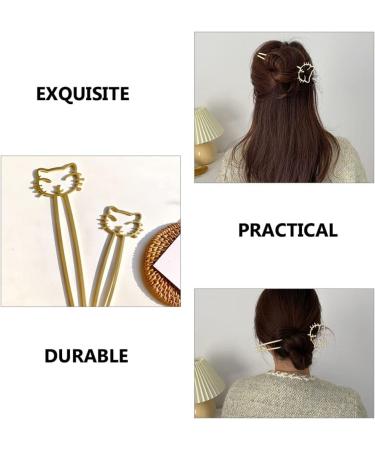 SHERCHPRY Cute Cute Hairpin Asian Hair Accessories Womens Hair Accessories Bun Hair Fork Chinese Hair Pin Hanfu Hair Fork Retro Hairpin Kawaii Hair Accessories Alloy Girl Miss Hair Stick - Buy Online on GoSupps.com