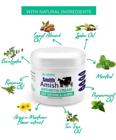 Arthritis Cream - Soothing & Cooling Relief - 4.5 oz Jar | Fast International Shipping - Buy Online on GoSupps.com