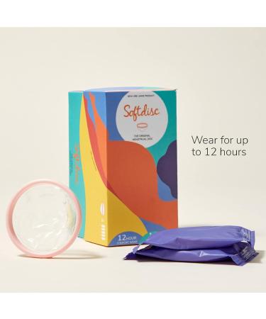 Softdisc Menstrual Discs - Disposable Period Discs 14 Count | Tampon Pad and Cup Alternative | 5 Super Tampons Capacity | HSA & FSA Eligible - Buy Online on GoSupps.com