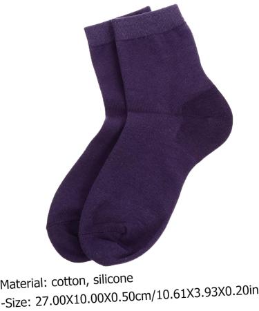 minkissy 10 Pairs Gel Ripstop Socks Features Socks for Women Silicone Heel Socks Calcetines para Mujer Hard Moisturizer Socks Anti Cracking Sock Miss Middle Tube Pure Cotton Women's Socks - Buy Online on GoSupps.com