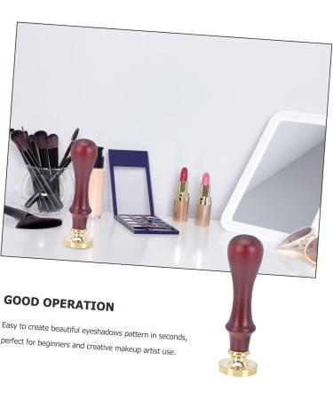 CANIGHT 1pc Dispensing Plate Tool Pressing Seal Mold Coffee Press Tool Makeup Applicator Copper Copper Head 1 count (Pack of 1) Brown - Buy Online on GoSupps.com