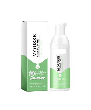 KLYso Portable Press-Type Teeth Whitening Foam Toothpaste - Remove Tartar & Stains Cleanse & Protect Gums Brighten & Whiten Teeth(1PCS)