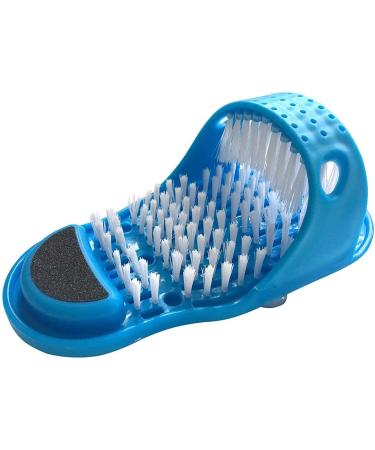 Foot Scrubber Massager Feet Cleaner  Slipper for Exfoliator Callus Remove Cleaner Dead Skin  with Pumice Stone and Suction Cups for Shower Floor Spas Massager Slippers (1 Pc)
