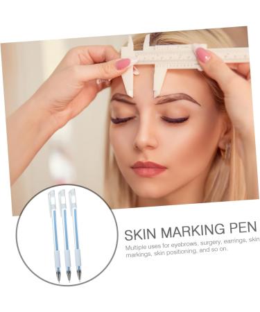 FOMIYES 3pcs Markers Position Marking Pen Makeup White Tool Eyebrow Mapping Pigment Plastic 15x1cm Blue - Buy Online on GoSupps.com