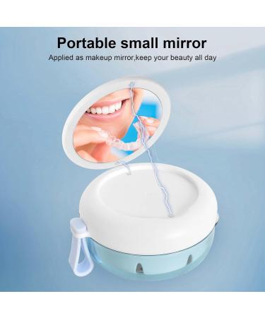 Prosdese Mirror Denture Box with Filter - Portable Bite Can & Toothpaste Tin for Safe Storage of Braces Bite Rail & False Teeth - International Shipping Available - Buy Online on GoSupps.com