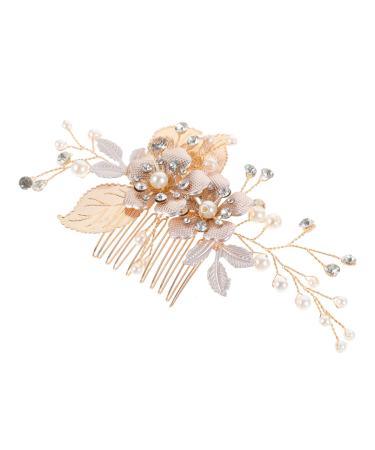 PLAFOPE Hair Comb Hair Styling Accessories Fairy Jewelry for Women Flower Hair Accessories Hanfu Hair Accessories Wedding Hair Clip Aesthetic Hair Accessories Bride Hair Accessories