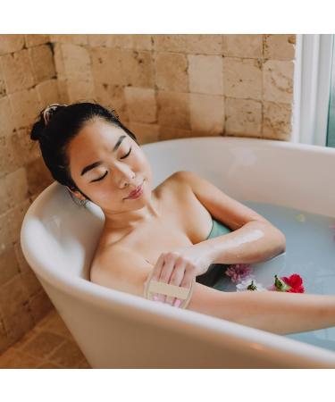 DOITOOL Bath Loofah 5pcs Exfoliating Face and Body Wash Cloths - Soft Scrubber Towel for Oil or Dry Skin - Beige - Buy Online on GoSupps.com